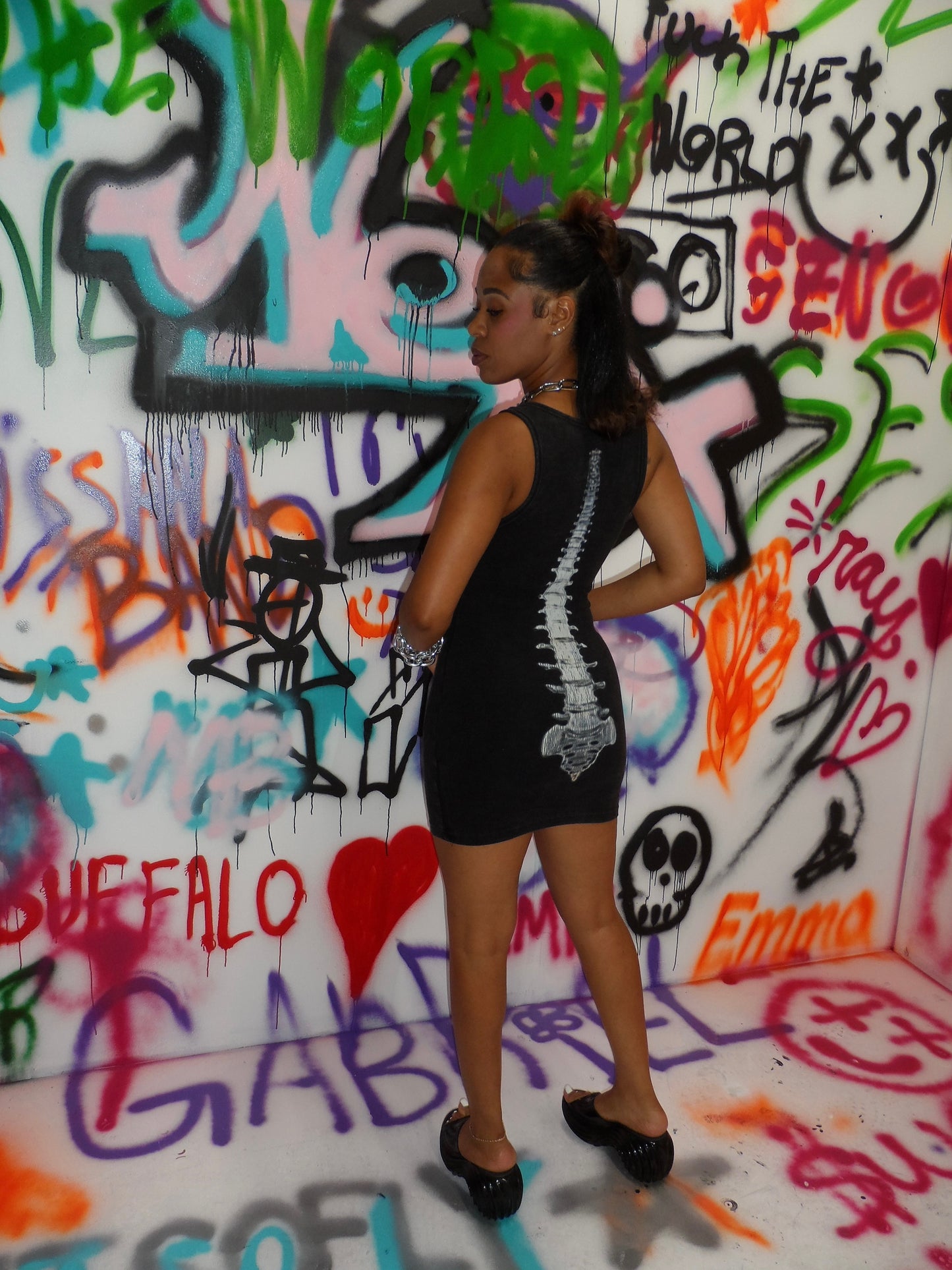 Skater Dress Black