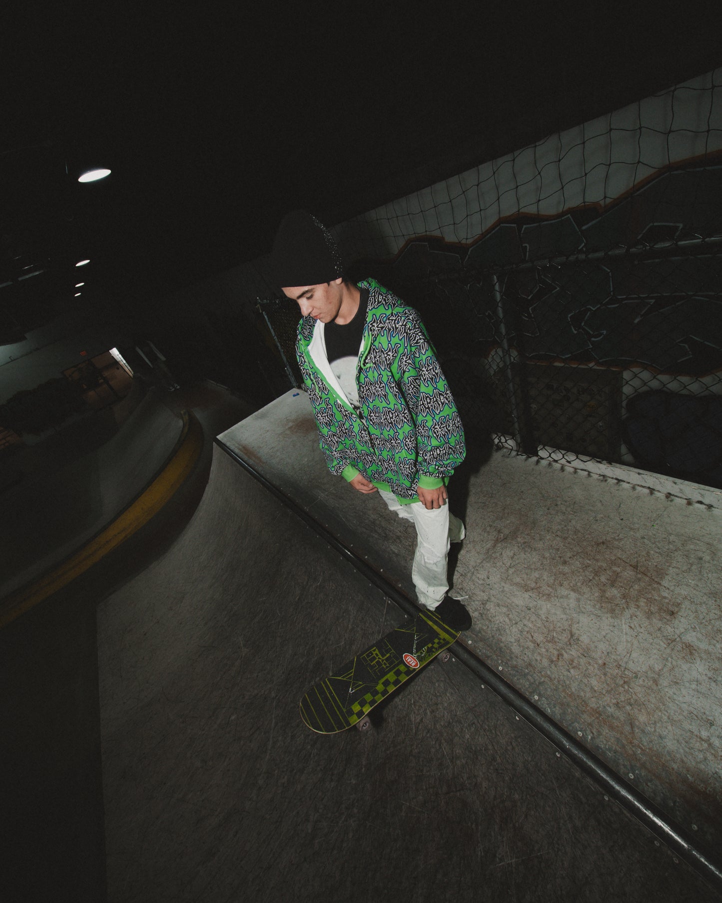 Skater Zip Up Green