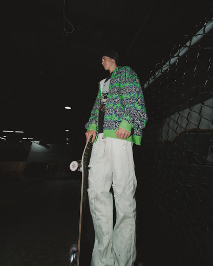 Skater Zip Up Green