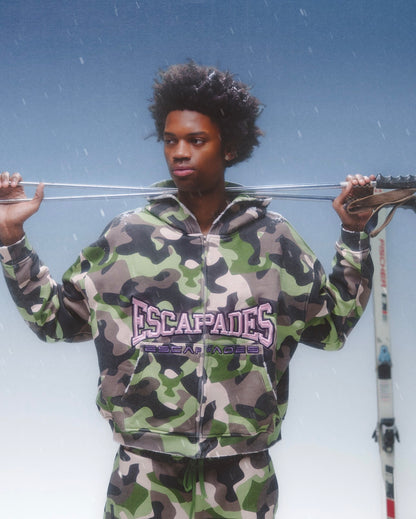 Camo Sweatsuit Green